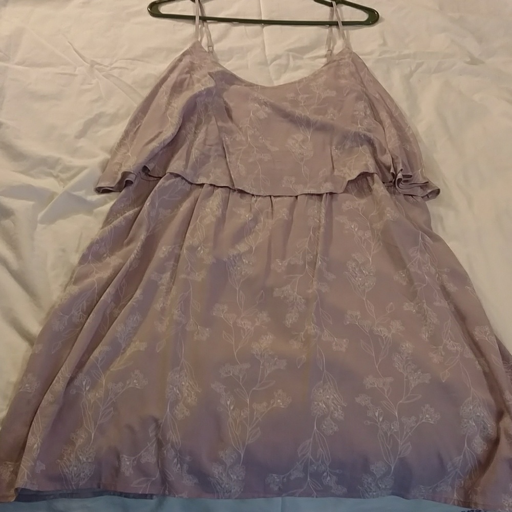 Light purple/lilac dress with dainty white floral